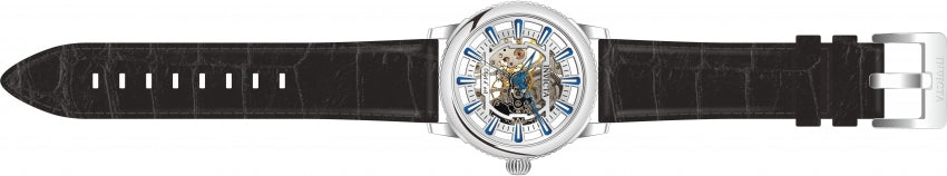 buy Invicta 22610 Men's Objet D Art Automatic Stainless Steel and Leather Casual Black Watch