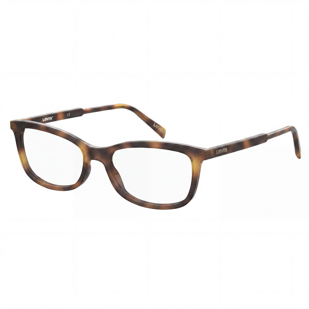 Levi's 1017 Rectangular Prescription Eyeglass Frames Havana Rectangle Eyeglasses for Women frame