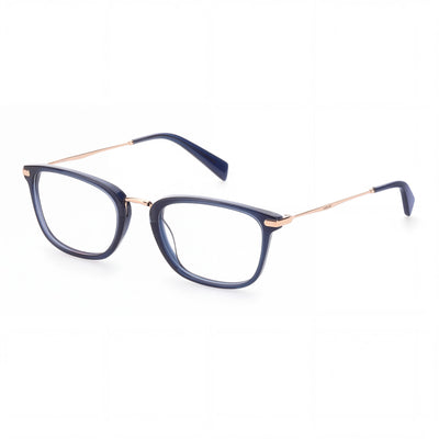 Levi's 5007 Blue Rectangle Eyeglasses Unisex, Plastic frame