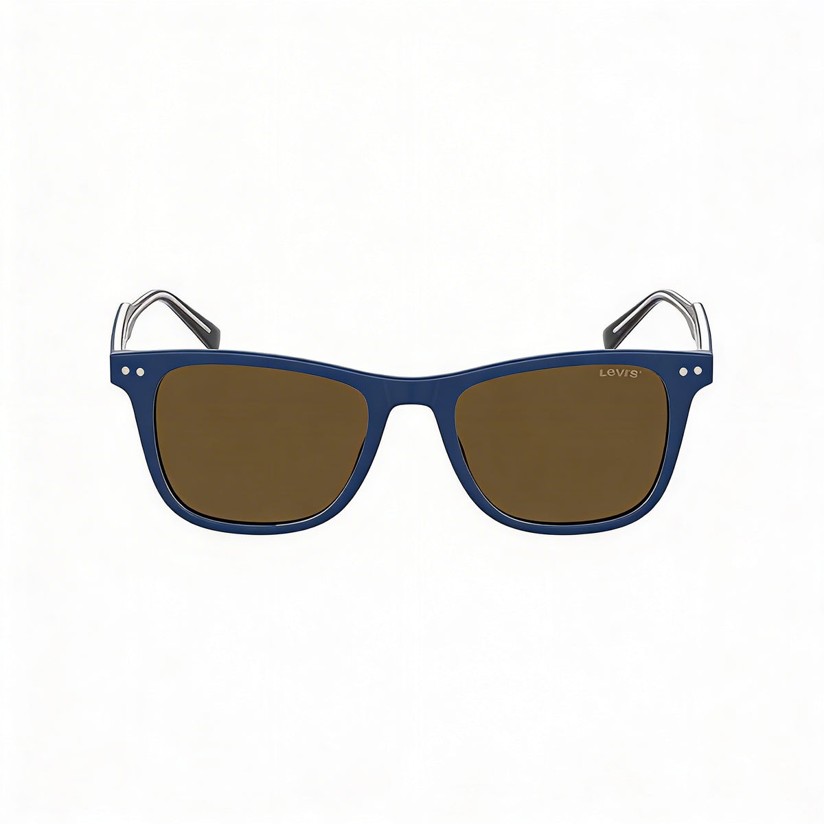 Gafas de sol cuadradas Levi's 5016/S azules/marrones para hombre, 52 mm, Photo 2