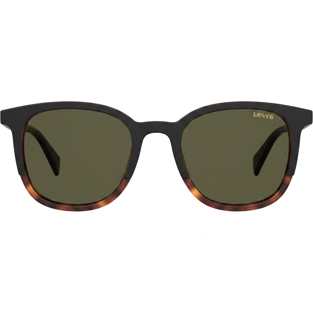 Gafas de sol rectangulares Levi’s LV 5024/S en negro y habano para hombre, 52 mm, Photo 2