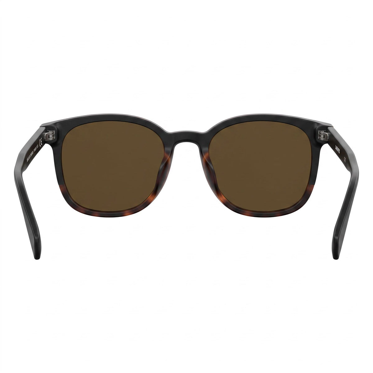 Gafas de sol rectangulares Levi’s LV 5024/S en negro y habano para hombre, 52 mm, Photo 4