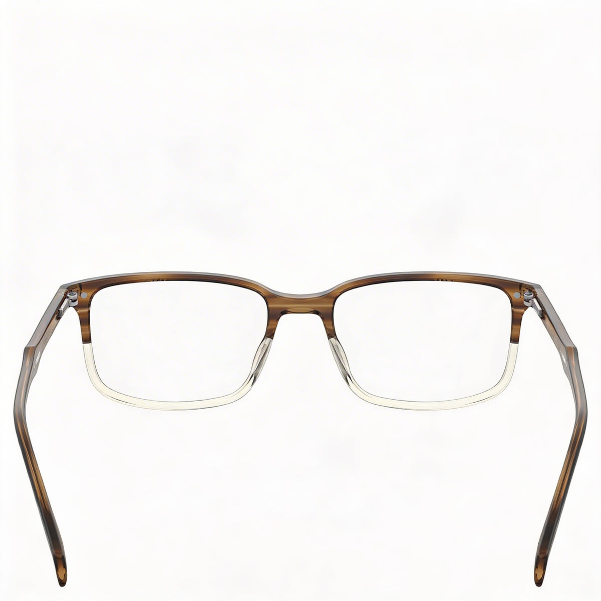 Levi's Brown Horn Rectangle Eyeglasses for Men, Photo 4