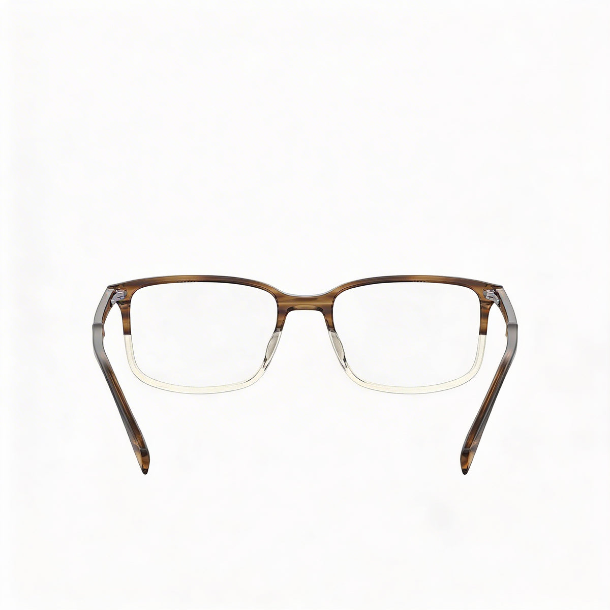 Levi's NO Gafas de hombre Cuerno marrón Montura de plástico Sin lentes de plástico 54-19-145mm, Photo 3