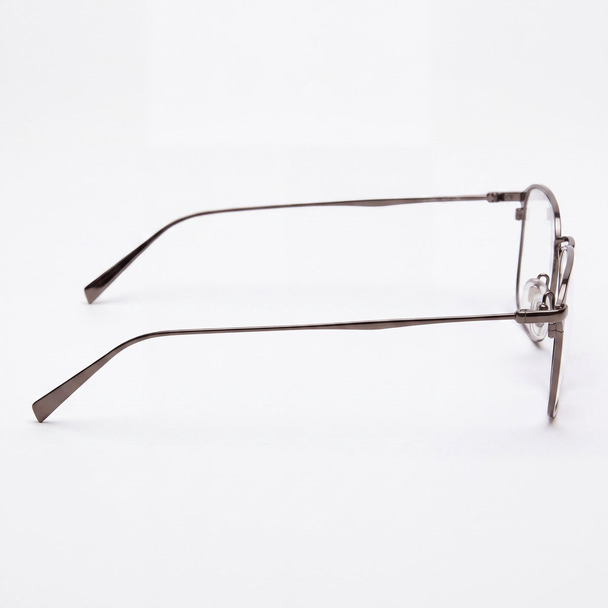 Levi's Classic Matte Khaki/Clear Rectangle Sunglasses for Men, 52mm, Photo 2