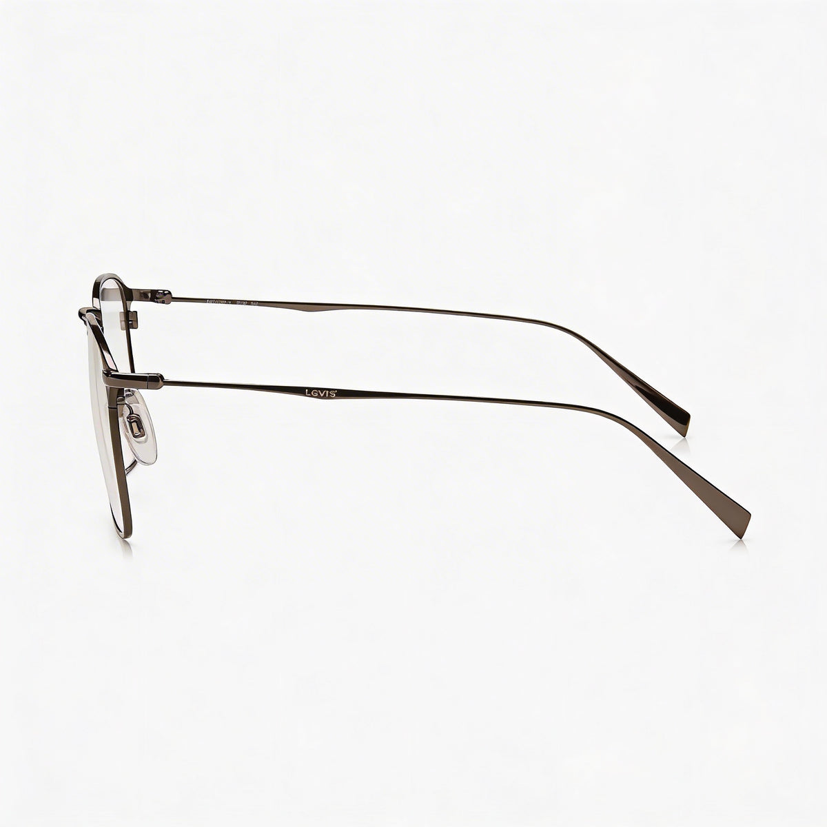 Levi's Classic Gray Square Eyeglasses for Men, 52mm, Photo 3