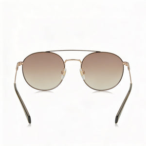 Levi's Aviator Sunglasses Unisex — side view, Non-Polarized Black Gold lens