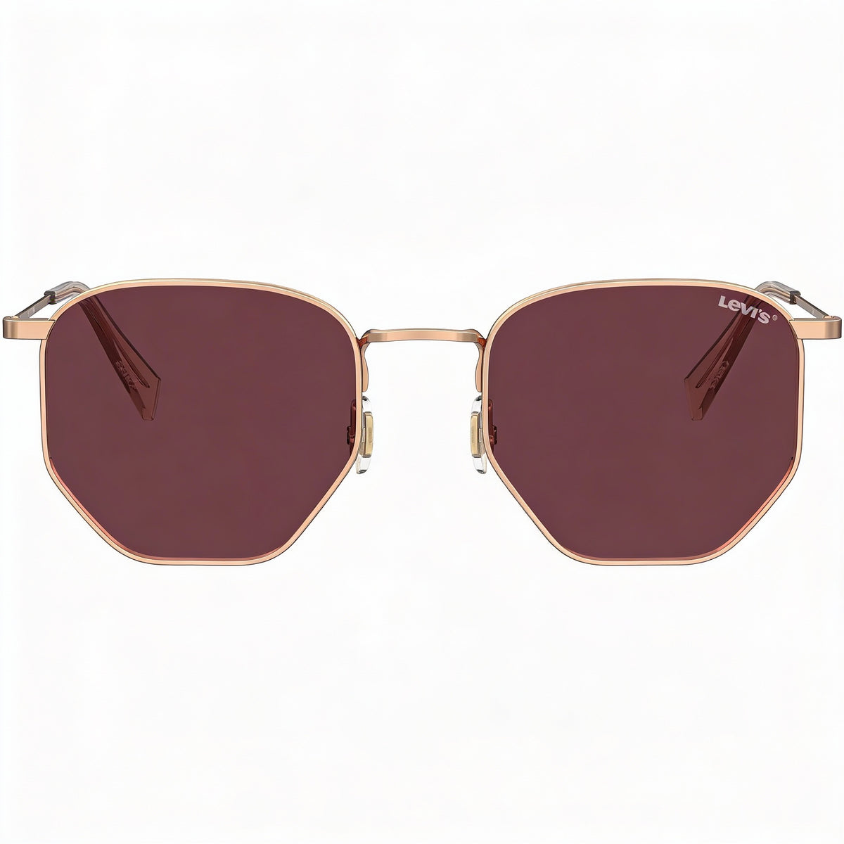 Gafas de sol cuadradas Levi's de cobre dorado para hombre, 51 mm, Photo 2