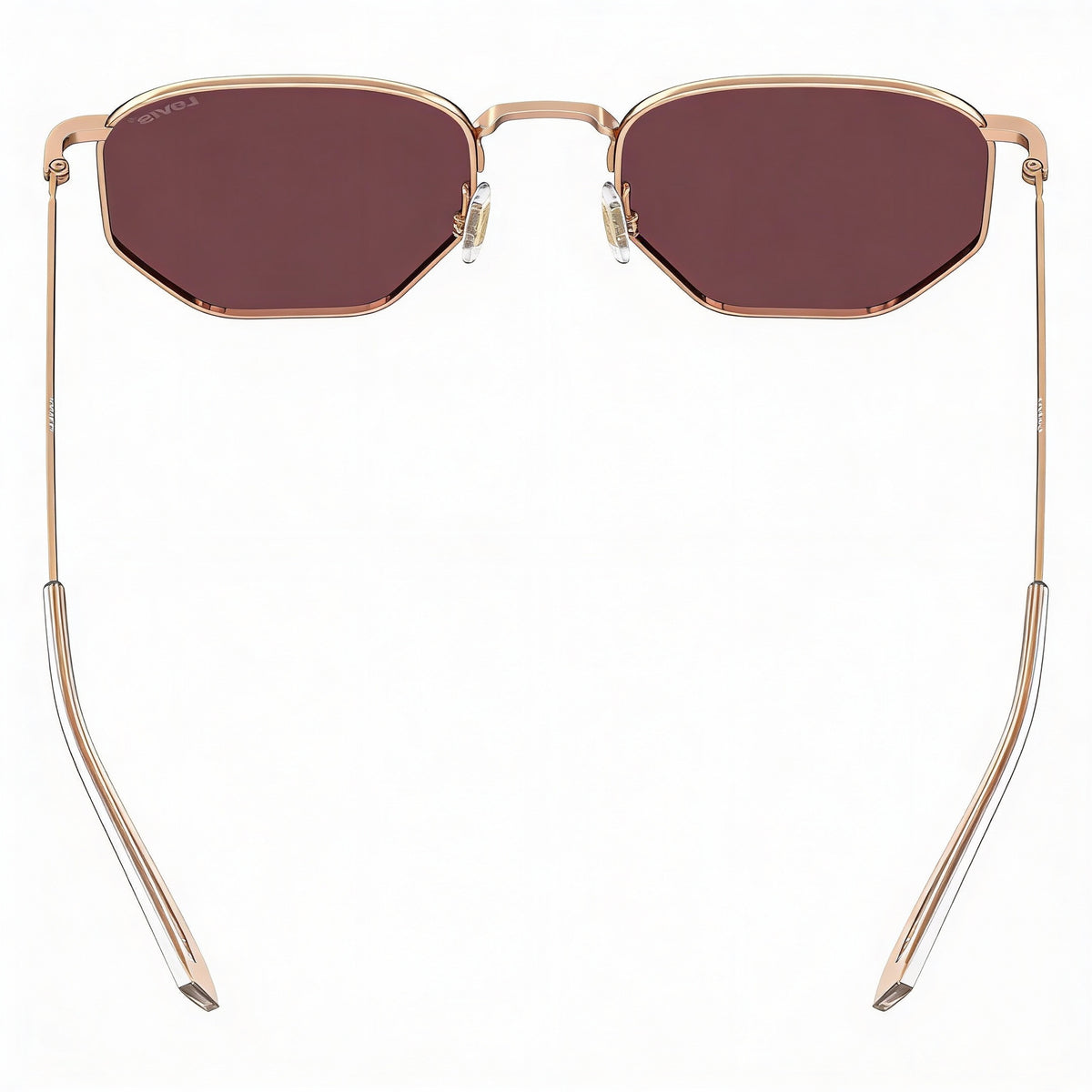 Gafas de sol cuadradas Levi's de cobre dorado para hombre, 51 mm, Photo 3