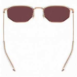 Levi's Square Sunglasses Men — side view, Non-Polarized Pink lens