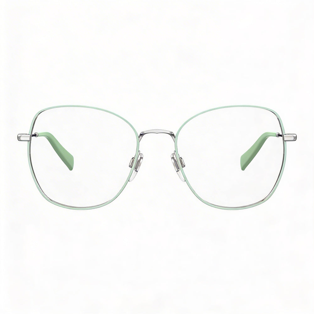 Levi's Round Eyeglasses for Women — front view, Metal