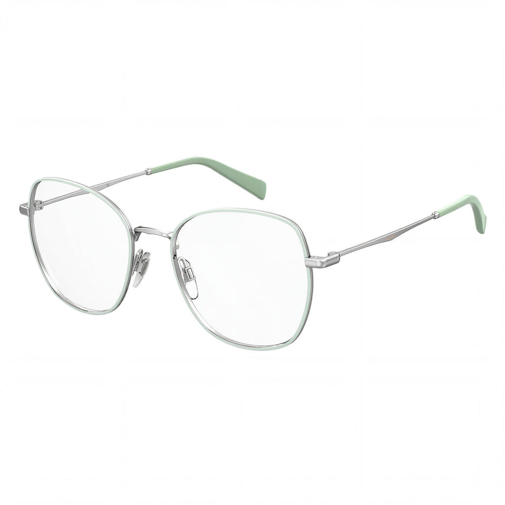 Levi's Green Round Eyeglasses for Women, Metal frame
