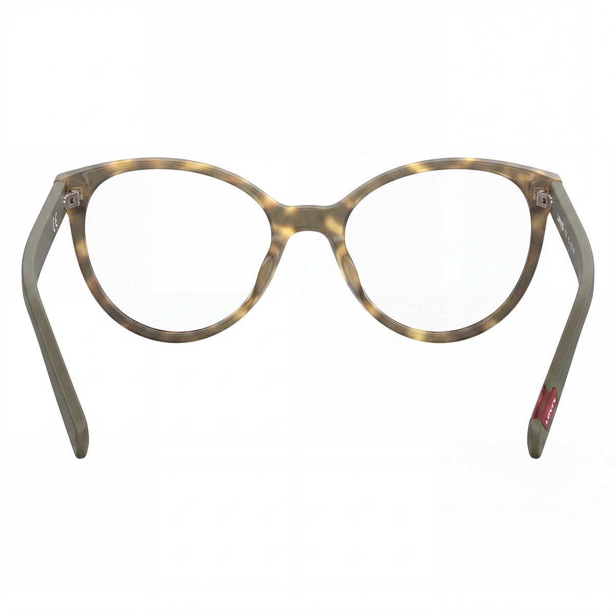 Levi's Demo Lenses Round Eyeglasses for Women, Plastic 51mm, Photo 4
