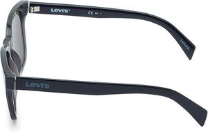 Levi's LV 1002/S KB7 T4 Square Unisex Sunglasses — interior view, Mirrored lens detail