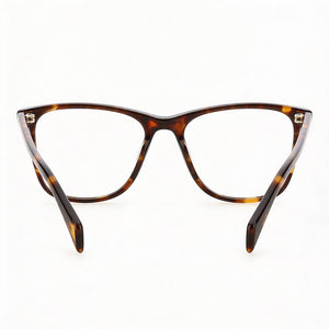 Levi's Lv 1003 Square Eyeglasses Unisex — side view, Havana Eco Pmma temples