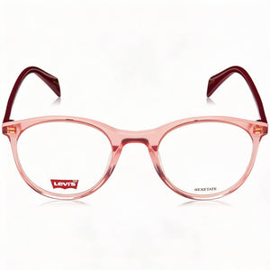 Levi's Lv 1005 Round Eyeglasses for Unisex — front view, Polymethyl Methacrylate