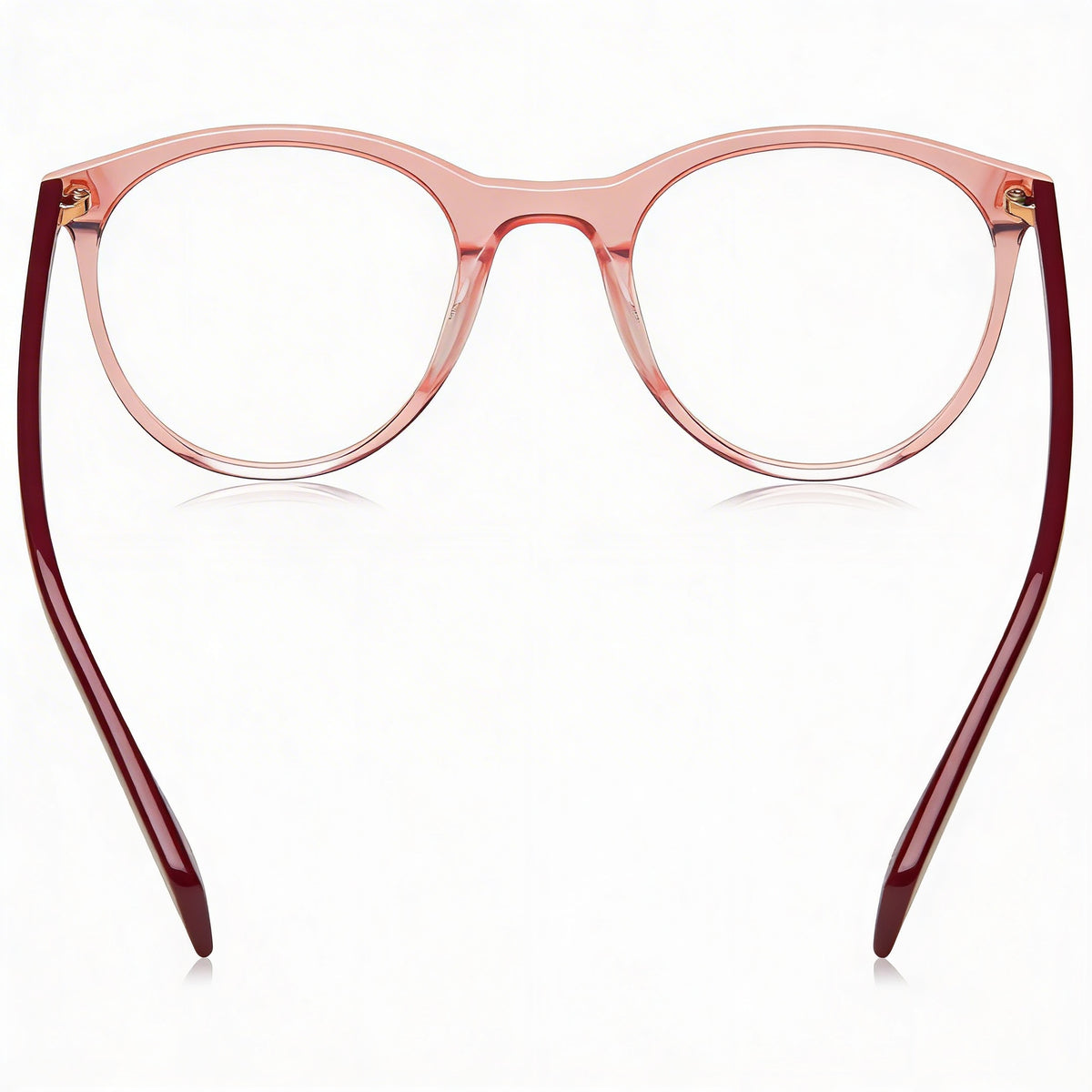 Levi's Lv 1005 Pink Round Eyeglasses Unisex, Photo 3