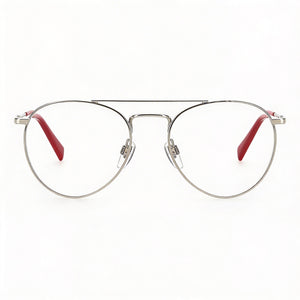 Levi's Lv 1006 Aviator Eyeglasses Unisex — front view, Metal