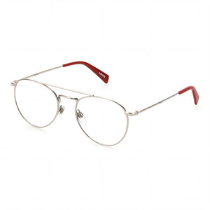 Levi's Lv 1006 Silver Aviator Eyeglasses Unisex, Metal frame