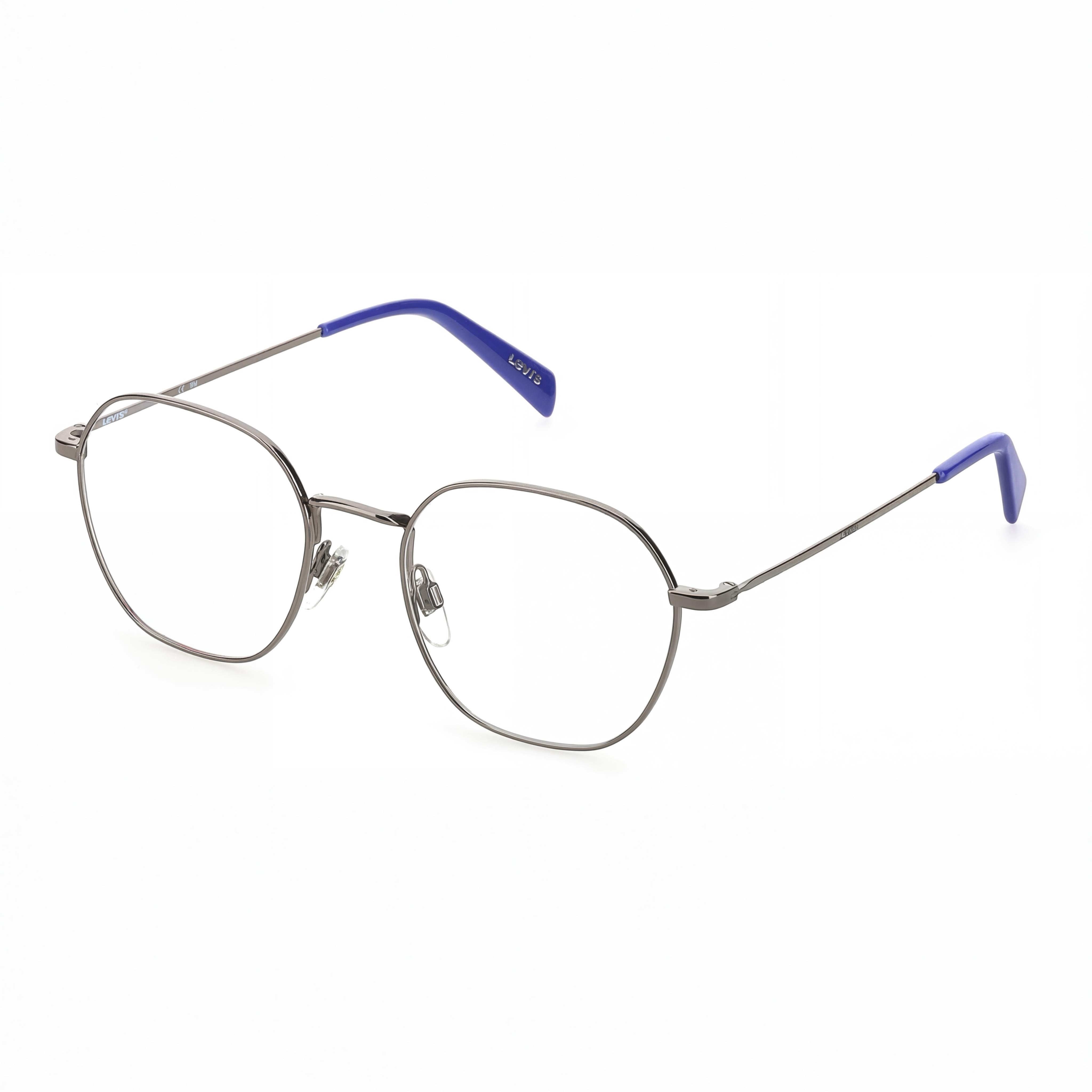 Gafas Unisex Levi's LV 1009 Redondas Ruthenium, Metal, Photo 1