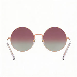 Levi's Lv 1011/S Round Sunglasses for Women — front view, Alloy Steel frame
