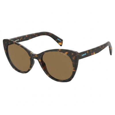 Levi's Lv 1015/S Havana Cat Eye Sunglasses for Women, Havana lens