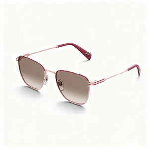 Levi's LV 1016/S Pink Rectangle Sunglasses for Unisex, Brown Gradient lens