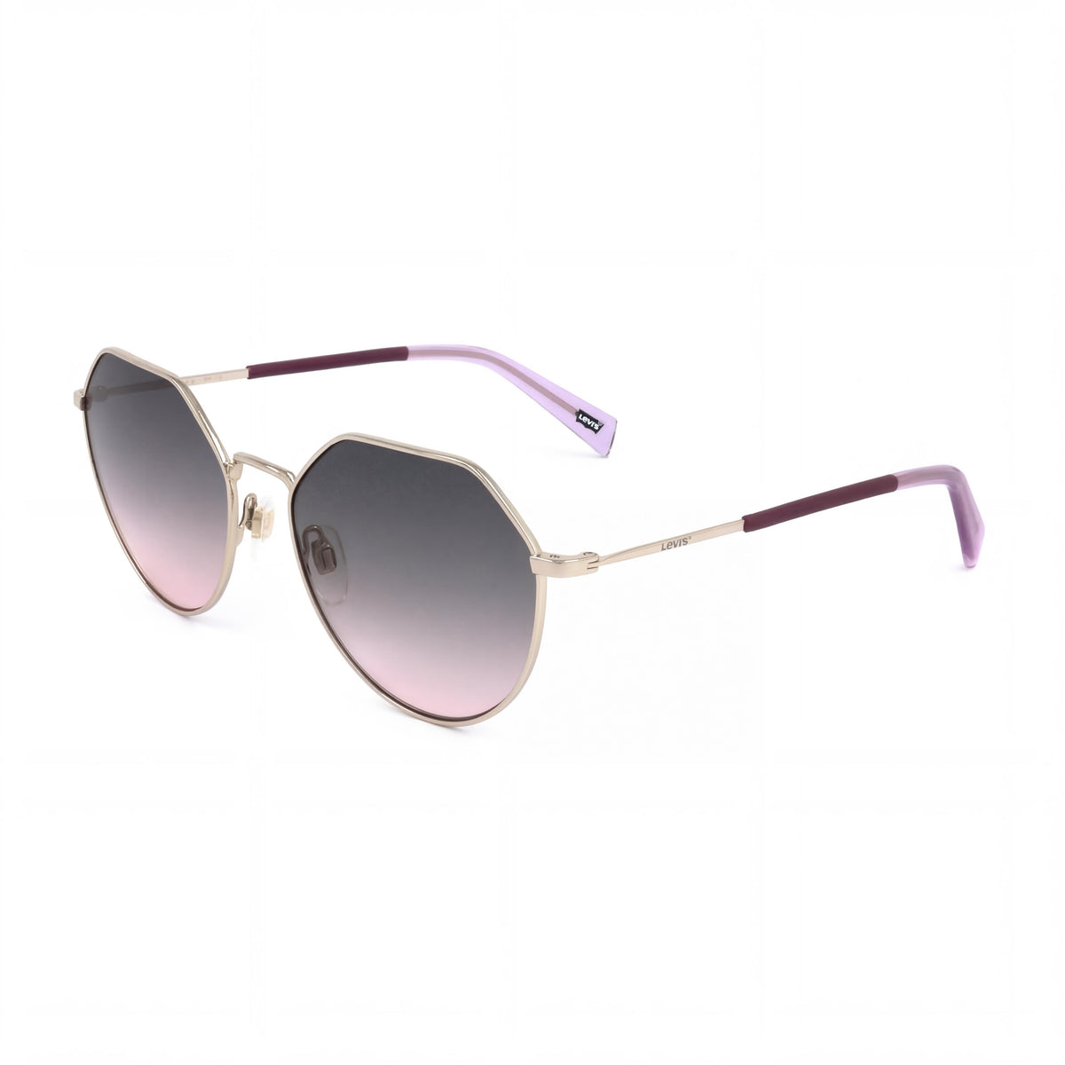Gafas de sol redondas unisex Levi’s LV 1020/S moradas, 57mm, Photo 1