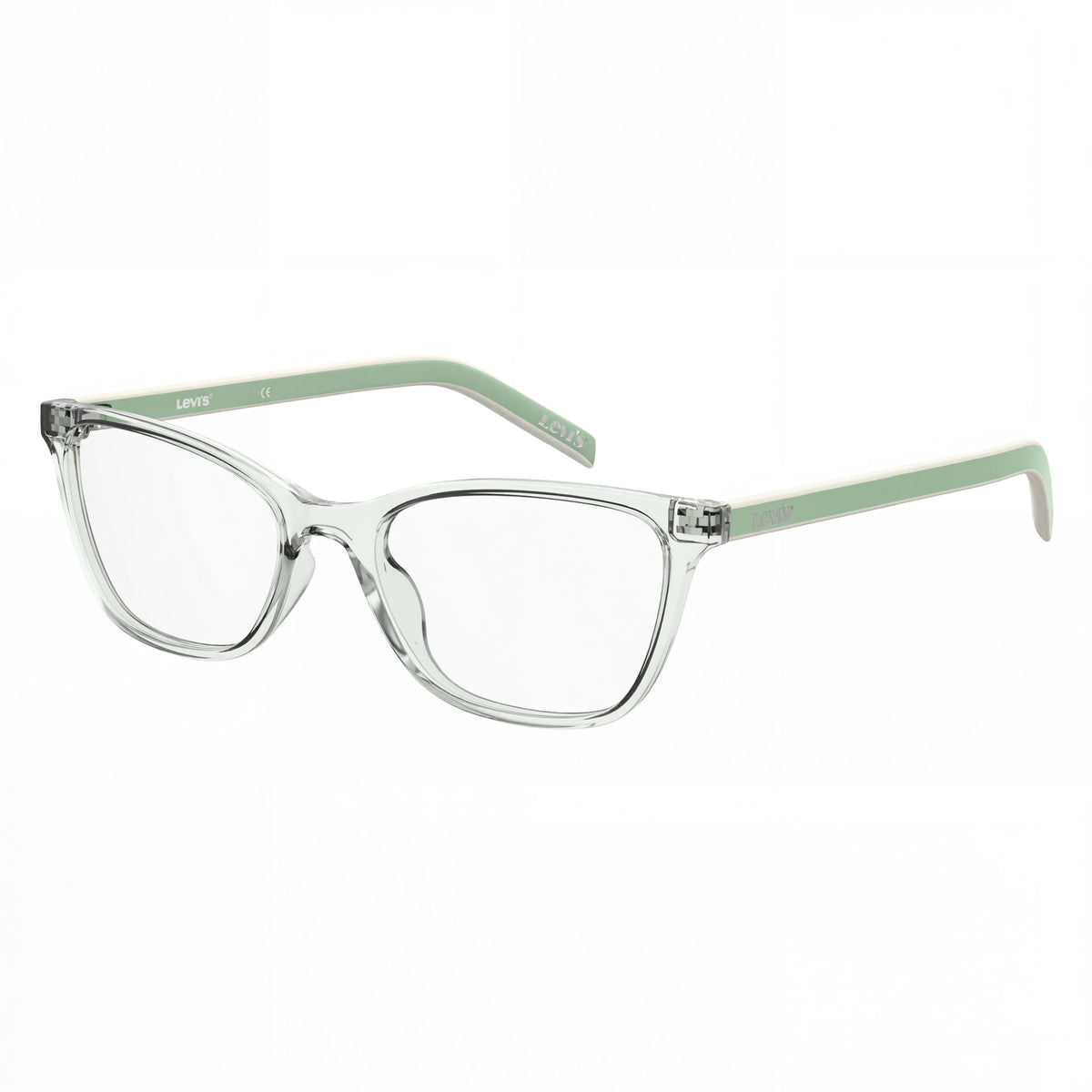 Gafas Levi's Lv 1022 rectangulares verdes para mujer, 52 mm, Photo 1