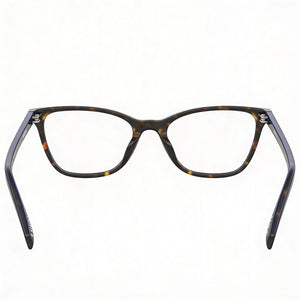 Levi's LV 1022 Cat Eye Eyeglasses Women — side view, Havana temples
