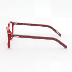 Levi's Lv 1024 Round Eyeglasses for Women — front view, Plastic