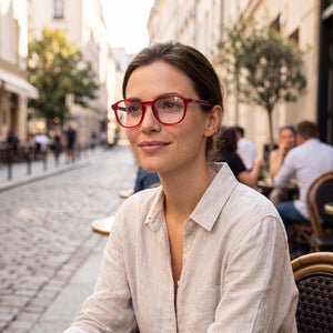 Levi's Lv 1024 Red Eyeglasses Women — lifestyle wear, reading and screen work
