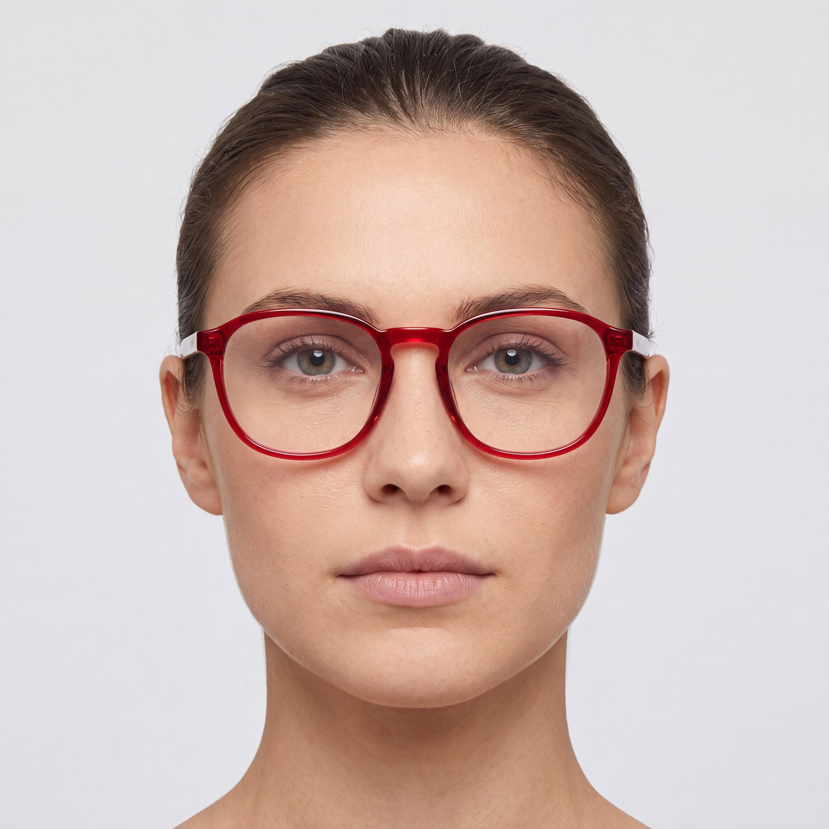 Gafas Levi’s Lv 1024 cuadradas rojas para mujer, plástico 50mm, Photo 3