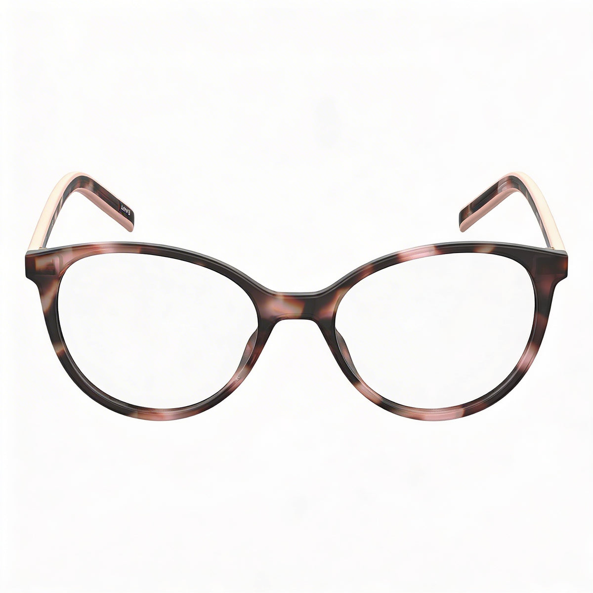 Levi's Lv 1031 Pink Havana Oval Eyeglasses for Women, 51mm, Photo 2