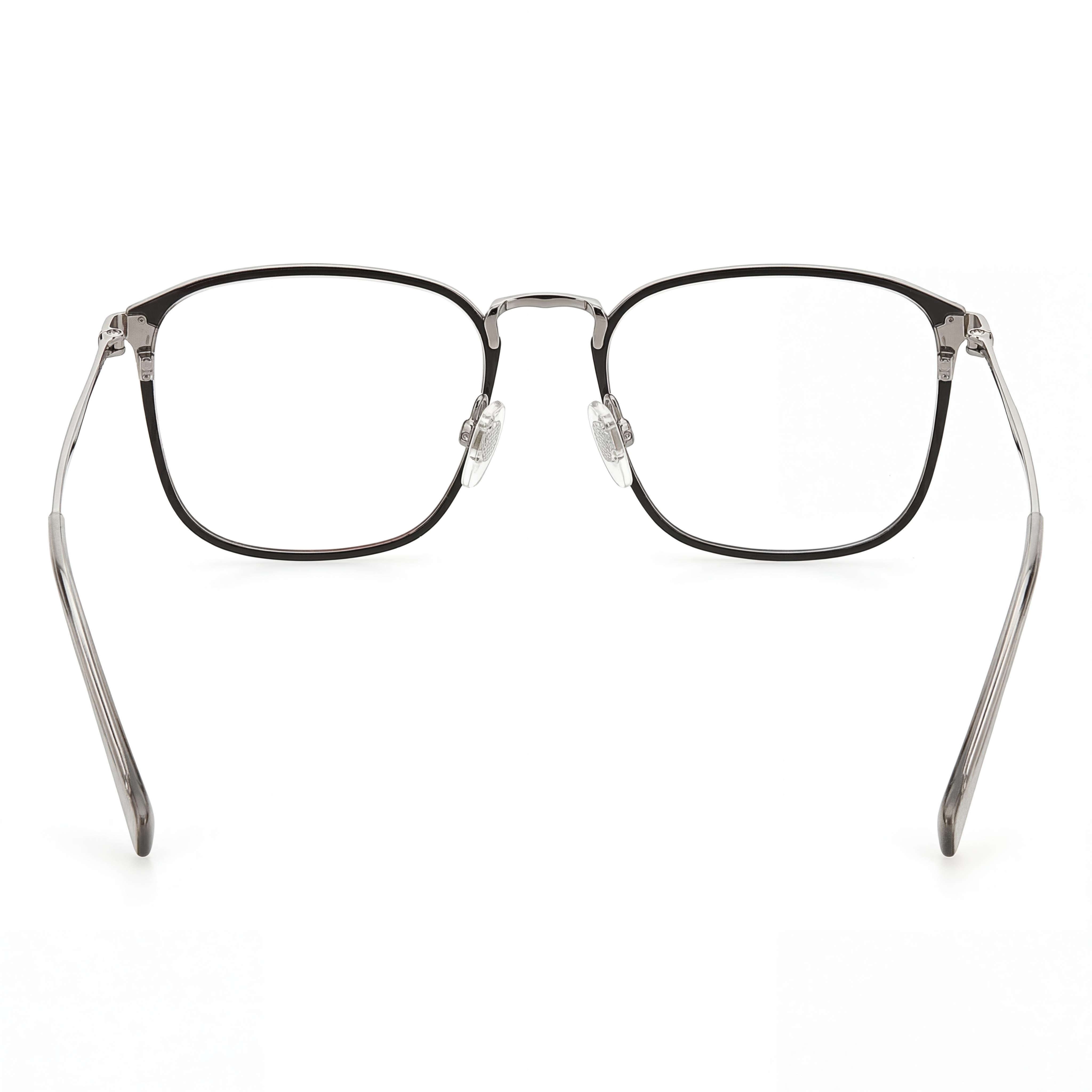 Levi's LV 5000 Ruthenium Black Square Eyeglasses for Men, Metal, Photo 4