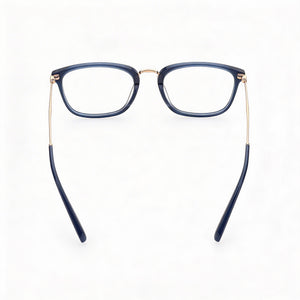 Levi's Lv 5007 Rectangle Eyeglasses Unisex — side view, Blue Plastic temples