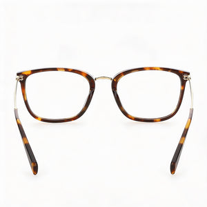 Levi's LV 5007 Rectangle Eyeglasses Unisex — interior view, Plastic demo lenses