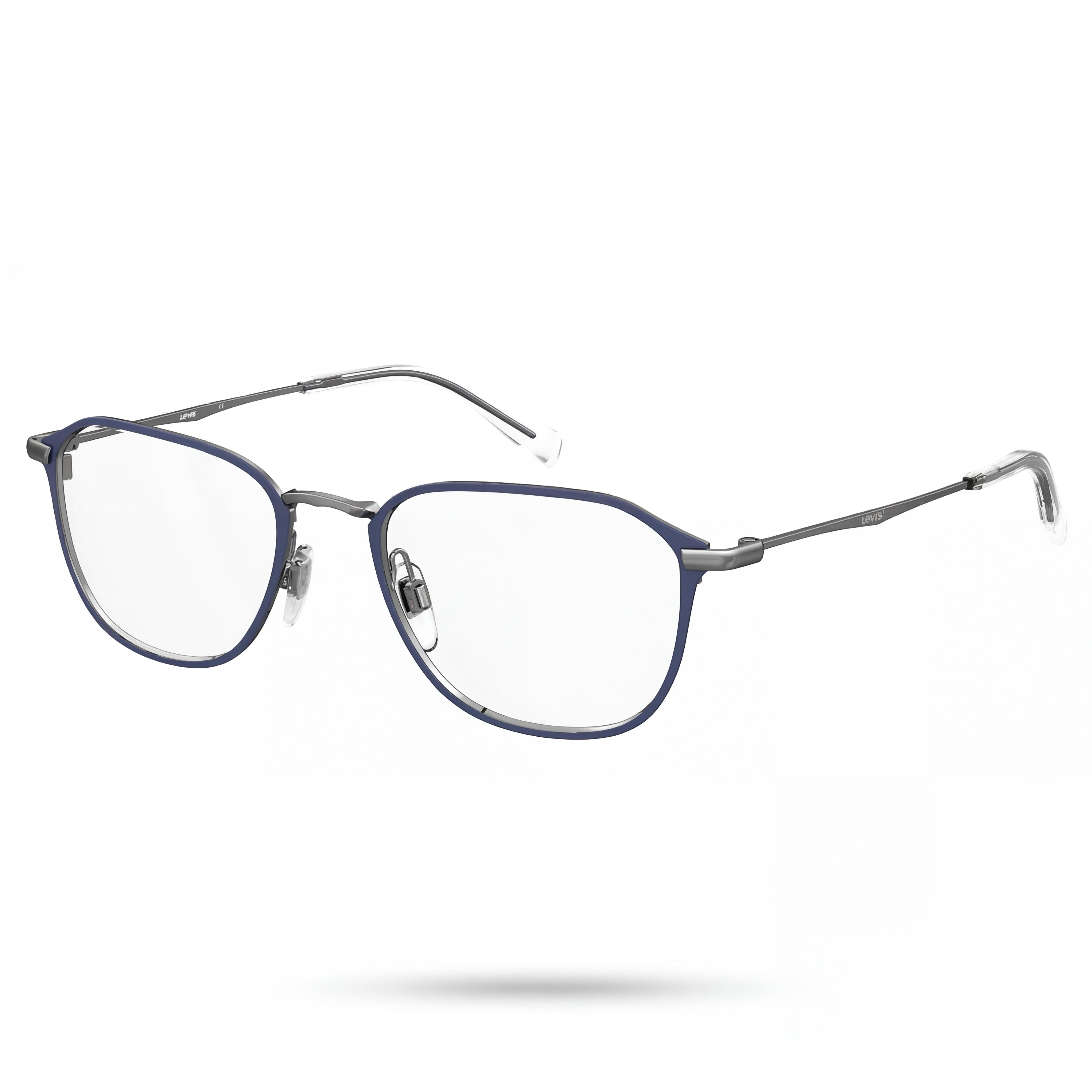 Gafas Levi's LV 5010 Ovaladas Azules para Hombre, Metal, Photo 1