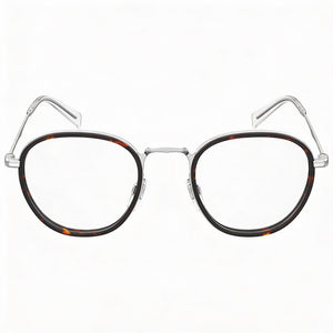 Levi's LV 5012 Round Eyeglasses Unisex — front view, Metal