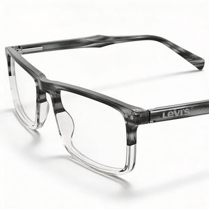 Levi's LV 5020 Rectangle Eyeglasses for Men — front view, Polymethyl Methacrylate
