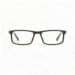 Levi’s LV 5020 Rectangle Eyeglasses for Men — front view, Polymethyl Methacrylate