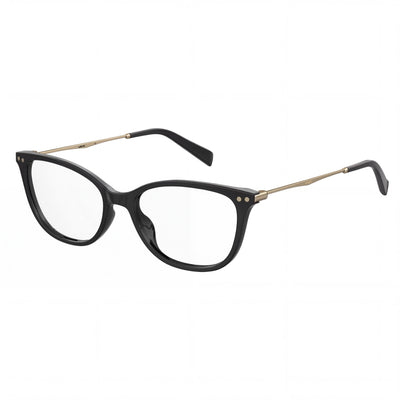 Levi's LV 5021 807 51 Black Square Eyeglasses for Women frame