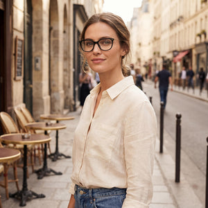 Levi's LV 5021 807 51 Black Eyeglasses Women — lifestyle wear, office and reading