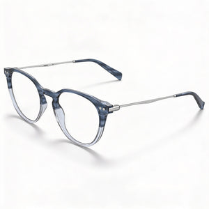 Levi's LV 5022 Blue Round Eyeglasses for Women, Plastic frame