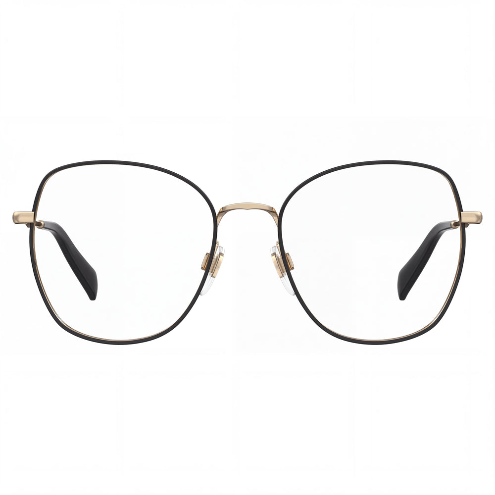 Levi’s Lv 5023 Round Eyeglasses for Women — front view, Stainless Steel