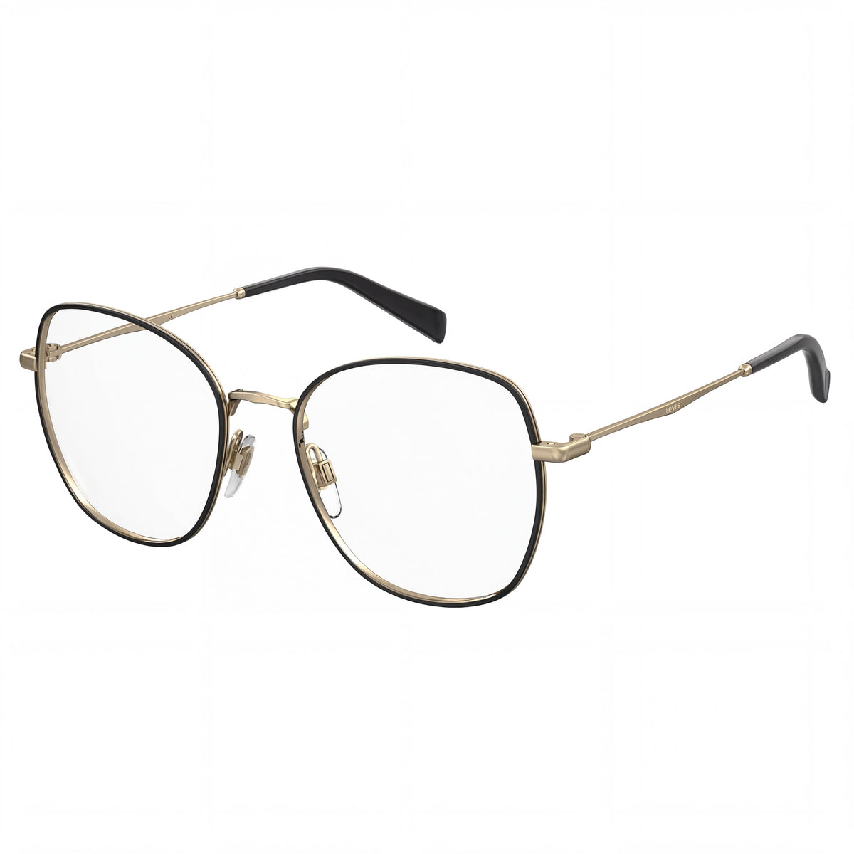 Levi's Lv 5023 Black Square Eyeglasses for Women, 52mm, Photo 1