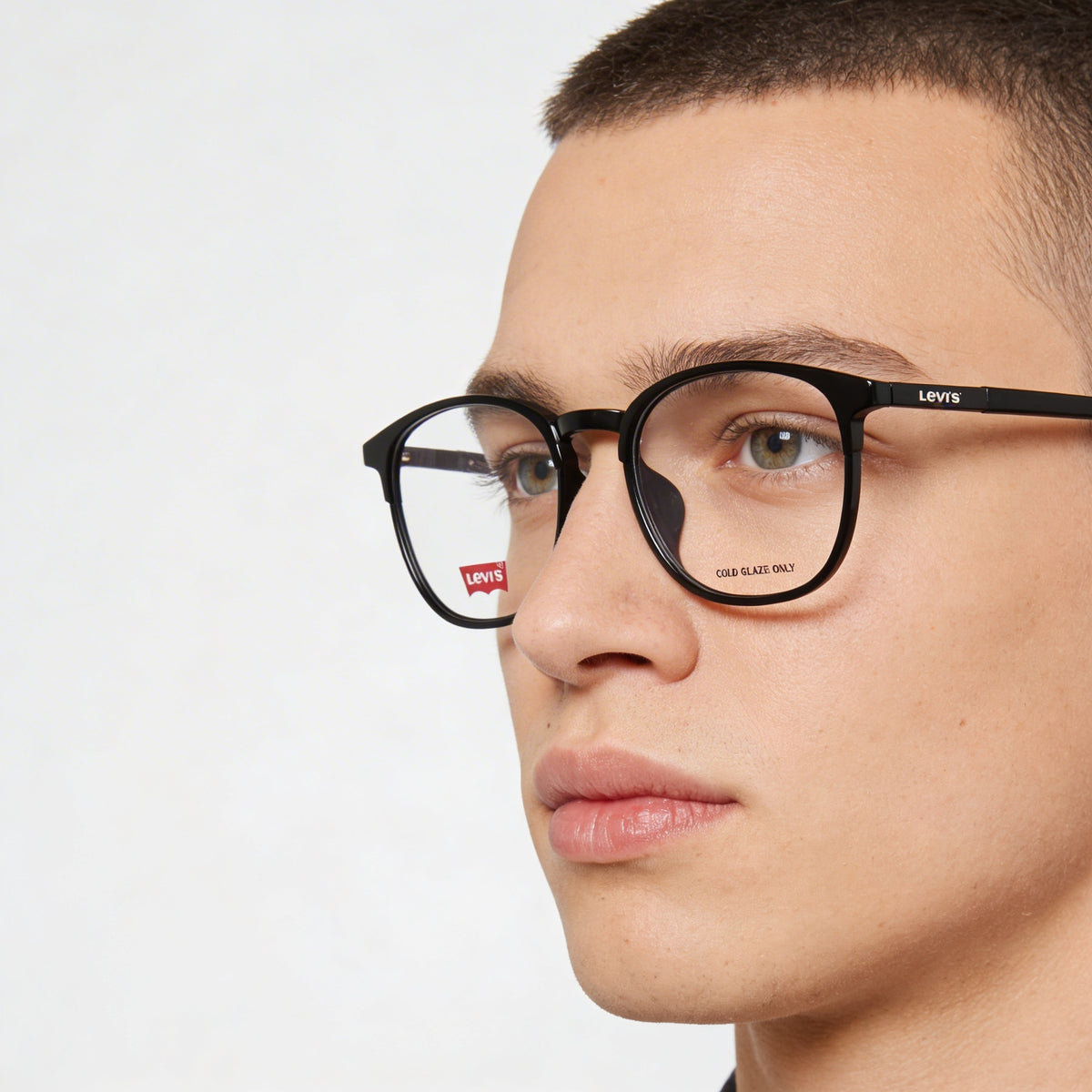 Gafas Levi's Lv 7058/F/Lev cuadradas negras para hombre, 54 mm, Photo 4