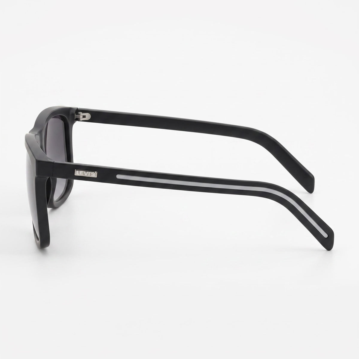 Gafas de sol rectangulares negras modernas de Levi's para mujer, 56 mm, Photo 3