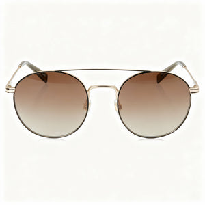 Levi’s Modern Round Sunglasses Unisex — front view, Stainless Steel frame