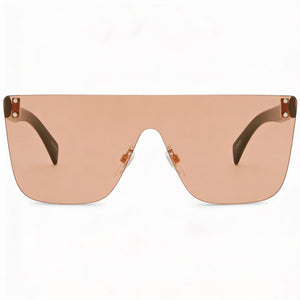 Levi’s Orange Shield Sunglasses Unisex — front view, Polyamide frame